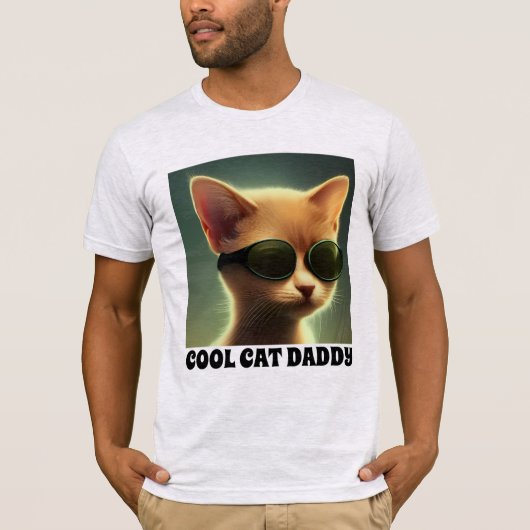 DAD COOL CAT T-SHIRTS-T - SHIRTS (Voorkant)