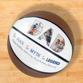 DAD Cutout 3 Photo Collage Man Myth Legend Basketbal
