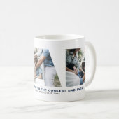 DAD Cutout Photo Collage Happy Vaderdag Mok (Voorkant rechts)