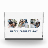 DAD Cutout Photo Happy Vaderdag Photo Block Fotoblokken (Voorkant)