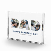 DAD Cutout Photo Happy Vaderdag Photo Block Fotoblokken (Rechts)