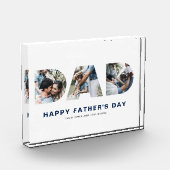 DAD Cutout Photo Happy Vaderdag Photo Block Fotoblokken (Links)