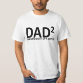 DAD DAD SQUARED REAL MANNEN KIJKEN HET EEN NIEUW. T-SHIRT (Voorkant)