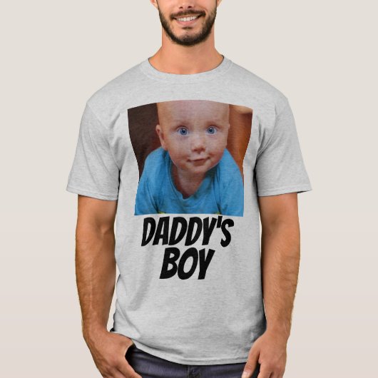 DAD DADDY CUSTOM T-SHIRTS - VOEG DE FOTO VAN HET K (Voorkant)