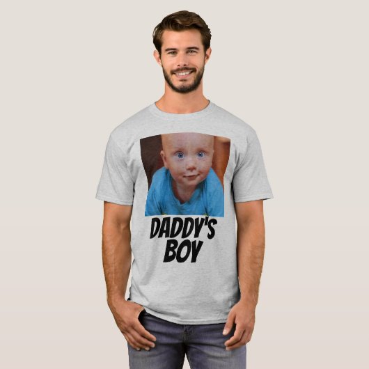 DAD DADDY CUSTOM T-SHIRTS - VOEG DE FOTO VAN HET K (Voorkant volledig)