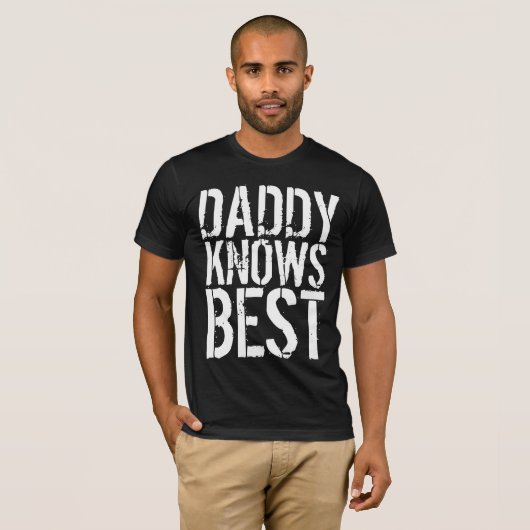 DAD , DADDY KENT BESTE T-SHIRS T-SHIRT (Voorkant volledig)