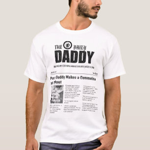 'Dad Daily News', waar grappige vaders het nieuws  T-shirt