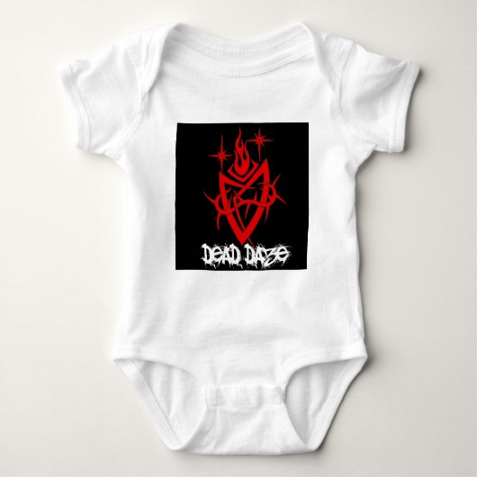 Dad Daze Tribal Heart Romper (Voorkant)