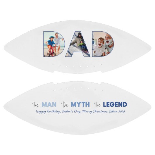 DAD de foto van de Man Migth Legend Blue gradiënt American Football (Panelen)