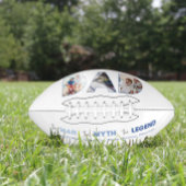 DAD de foto van de Man Migth Legend Blue gradiënt American Football