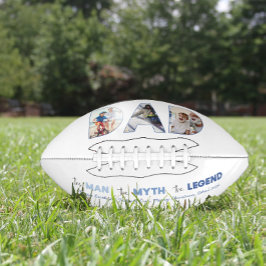 DAD de foto van de Man Migth Legend Blue gradiënt American Football