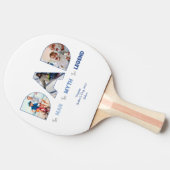 DAD de foto van de Man Migth Legend Blue gradiënt Tafeltennisbatje (Zijkant)