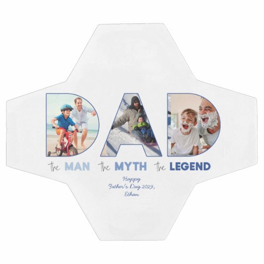 DAD de foto van de Man Migth Legend Blue gradiënt Voetbal (Enkel)