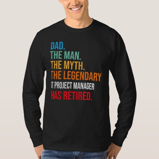 DAD, de legendarische IT-projectmanager is met pen T-shirt (Voorkant)