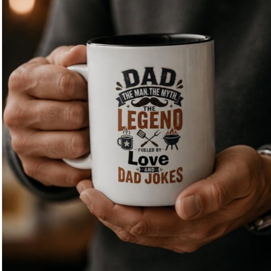 Dad De Man De Mythe De Legende Mok