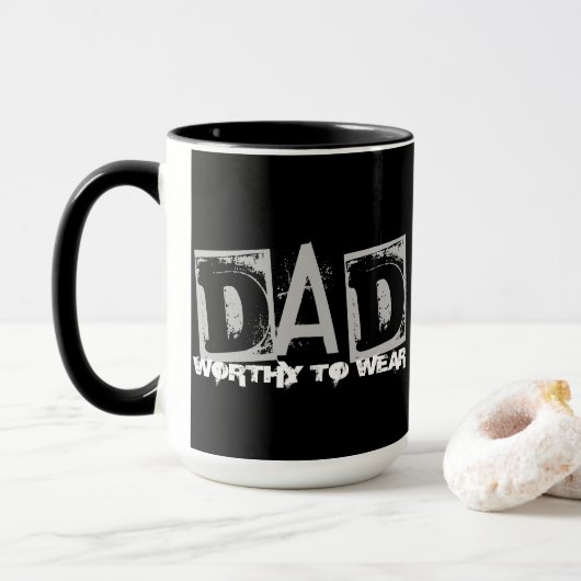 DAD - de moeite waard om te worden Draag Mok (Met donut)