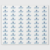 DAD de Omslag van de Gift (Vaderdag - Verjaardag) Cadeaupapier (Vlak)