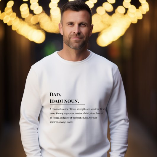 Dad Definitie 👨‍👧‍👦 | oprechte vader Trui