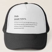 Dad Definition - klassieke Vaderdag 🧢💙 Trucker Pet (Voorkant)