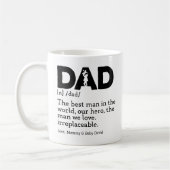Dad Dictionary Definition Vaderdag Gift Koffiemok (Links)