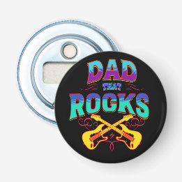 DAD DIE ROCKS! gitaren Button Flesopener