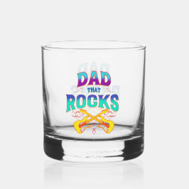 DAD DIE ROCKS! gitaren Whisky Glas
