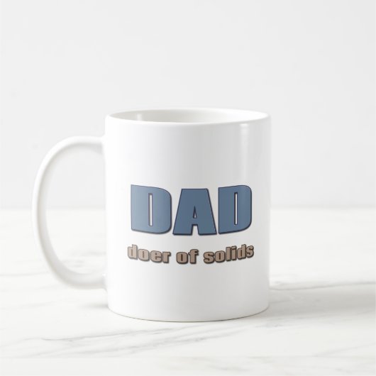 DAD: Doer of Solids Coffee Mok (Links)