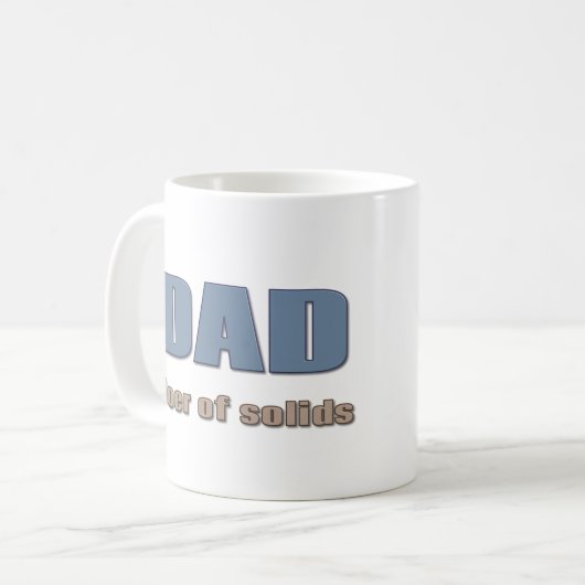 DAD: Doer of Solids Koffiemok (Voorkant links)