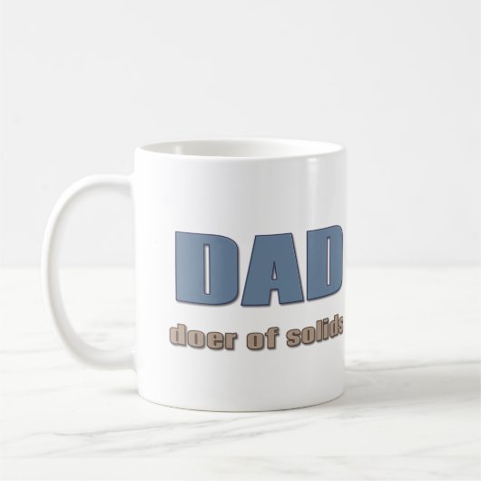 DAD: Doer of Solids Koffiemok (Links)