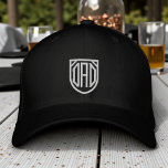 Dad Eenvoudige Moderne Typografie Custom Geborduurde Pet<br><div class="desc">Dad Simple Modern Typography Custom Embroidered Baseball Pet is voorzien van de eenvoudige moderne geborduurde tekst "Dad". Perfect als cadeau voor vader voor Vaderdag, Kerstmis, verjaardag en meer. Creëer door Evco Studio www.zazzle.com/store/evcostudio</div>