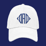 Dad Eenvoudige Moderne Typografie Custom Geborduurde Pet<br><div class="desc">Dad Simple Modern Typography Custom Embroidered Baseball Pet is voorzien van de eenvoudige moderne geborduurde tekst "Dad". Perfect als cadeau voor vader voor Vaderdag,  Kerstmis,  verjaardag en meer. Creëer door Evco Studio www.zazzle.com/store/evcostudio</div>