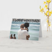 DAD- EN DAUGHTER-VADERDAG-KAART KAART (Gele Bloem)