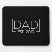 Dad Est. 2019 Expect Baby 2019, Father 2019 New Da Muismat (Voorkant)