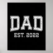 Dad Est 2022 Dad D Fathers Day Ized  Poster (Voorkant)