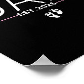 Dad Est. 2026 Expect Baby 2026 Father 2026 New Dad Poster (Hoek)