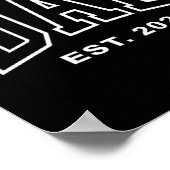 Dad Est 2026 Pregnancy Announcement For Dad Men Fa Poster (Hoek)