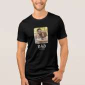 Dad Est 20xx Foto Tri-Blend Shirt (Voorkant)