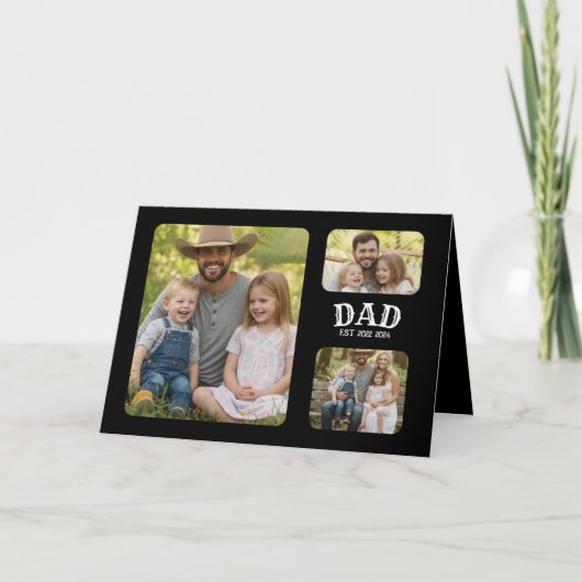 Dad Est 3 Foto Kaart (Voorkant)