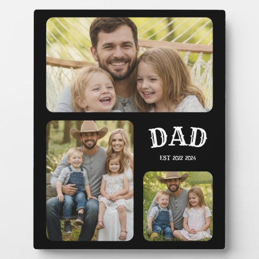 Dad Est 3 Photo Fotoplaat (Voorkant)
