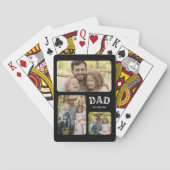 Dad Est 3 Photo Pokerkaarten (Achterkant)