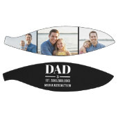 Dad Est. Year Name Number 3 Photo Bold Font Basketbal (Panelen)