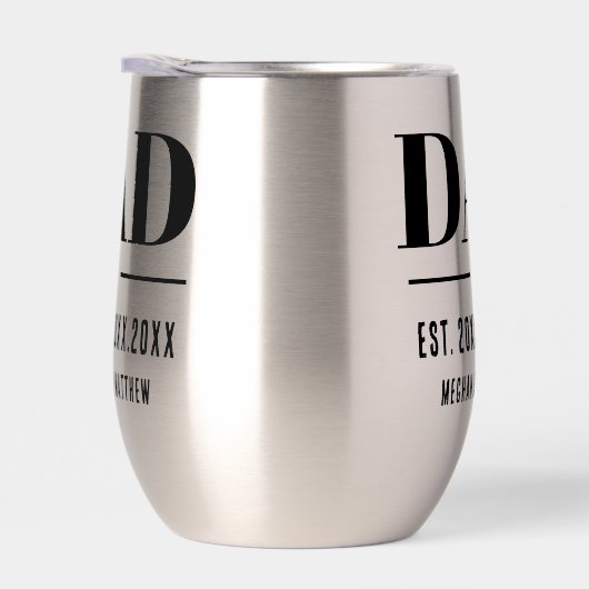 Dad Est. Year Name Number Bold Font (Rechts)