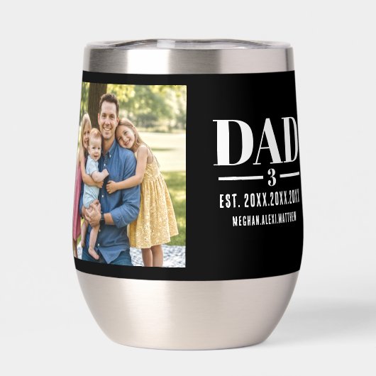 Dad Est. Year Name Number Photo Script (Achterkant)