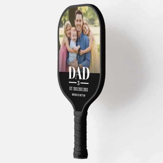 Dad Est. Year Name Number Script Photo Pickleball Paddle (Links)