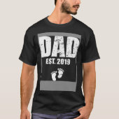 Dad established 2019 t-shirt (Voorkant)