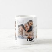 Dad Established 3 Photo Collage Koffiemok (Center)