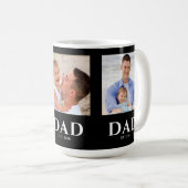 Dad Established Black 3 Photo Koffiemok (Voorkant rechts)