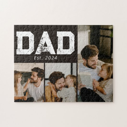 Dad Established Black Fun 3 Photo Legpuzzel (Horizontaal)