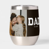 Dad Established Bold Dad Photo (Achterkant)