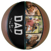 Dad Established Bold White 3 Photo Basketbal (Verticaal)